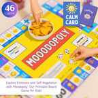 Moodopoly, Emotional Regulation Board Game, Coping Skills for Kids
