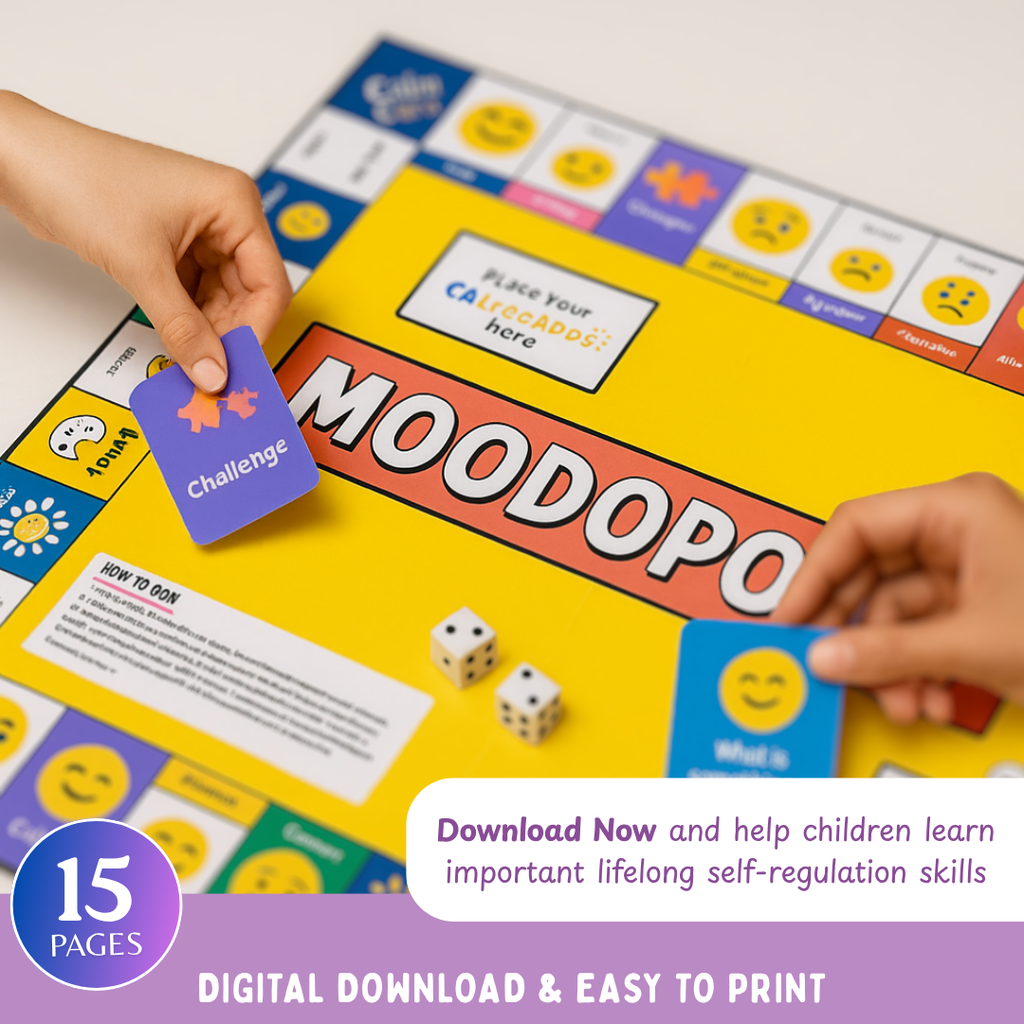 Moodopoly, Emotional Regulation Board Game, Coping Skills for Kids