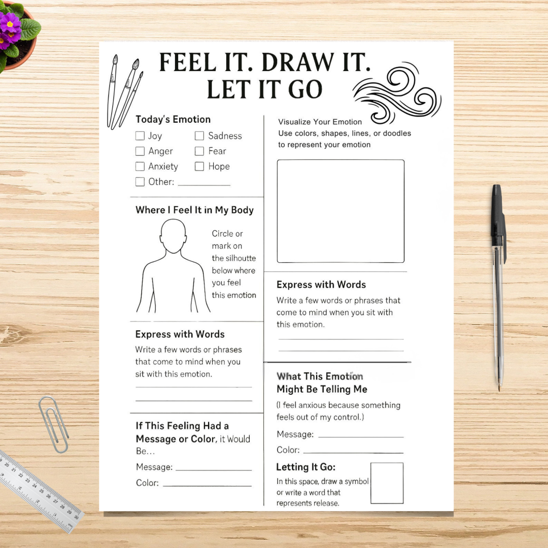 Emotional Regulation Activites, Mindfulness Printables, 100+ Pages Total