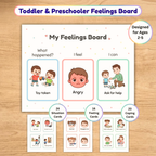 Kids Feelings Worksheets Bundle, Emotional Regulation Activities