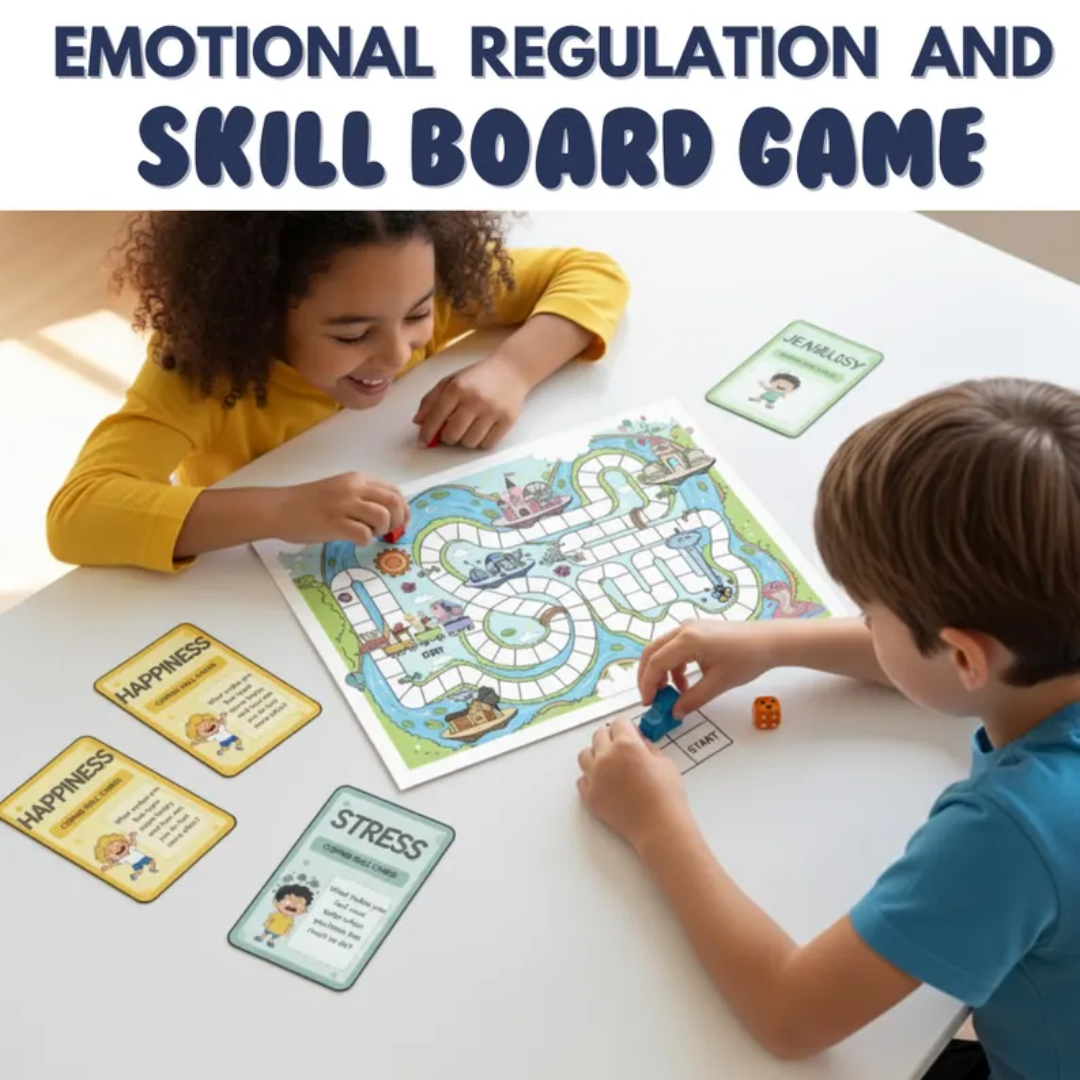 Emotional Regulation Board Game, Coping Skills Activities For Kids