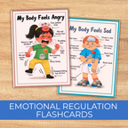 Feelings Board For Kids, Emotion Regulation Chart Printable