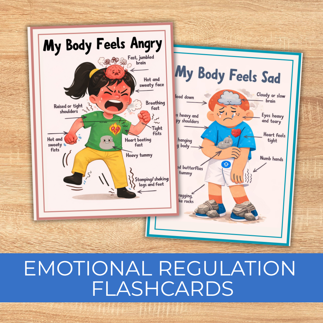 Feelings Board For Kids, Emotion Regulation Chart Printable