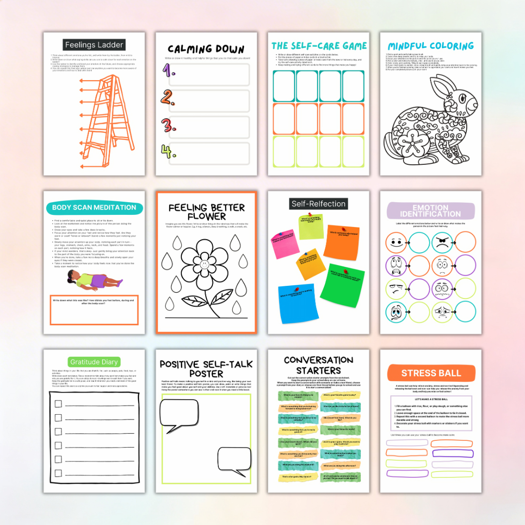 Play Therapy Resource Bundle, Worksheets And Tools For Therapists