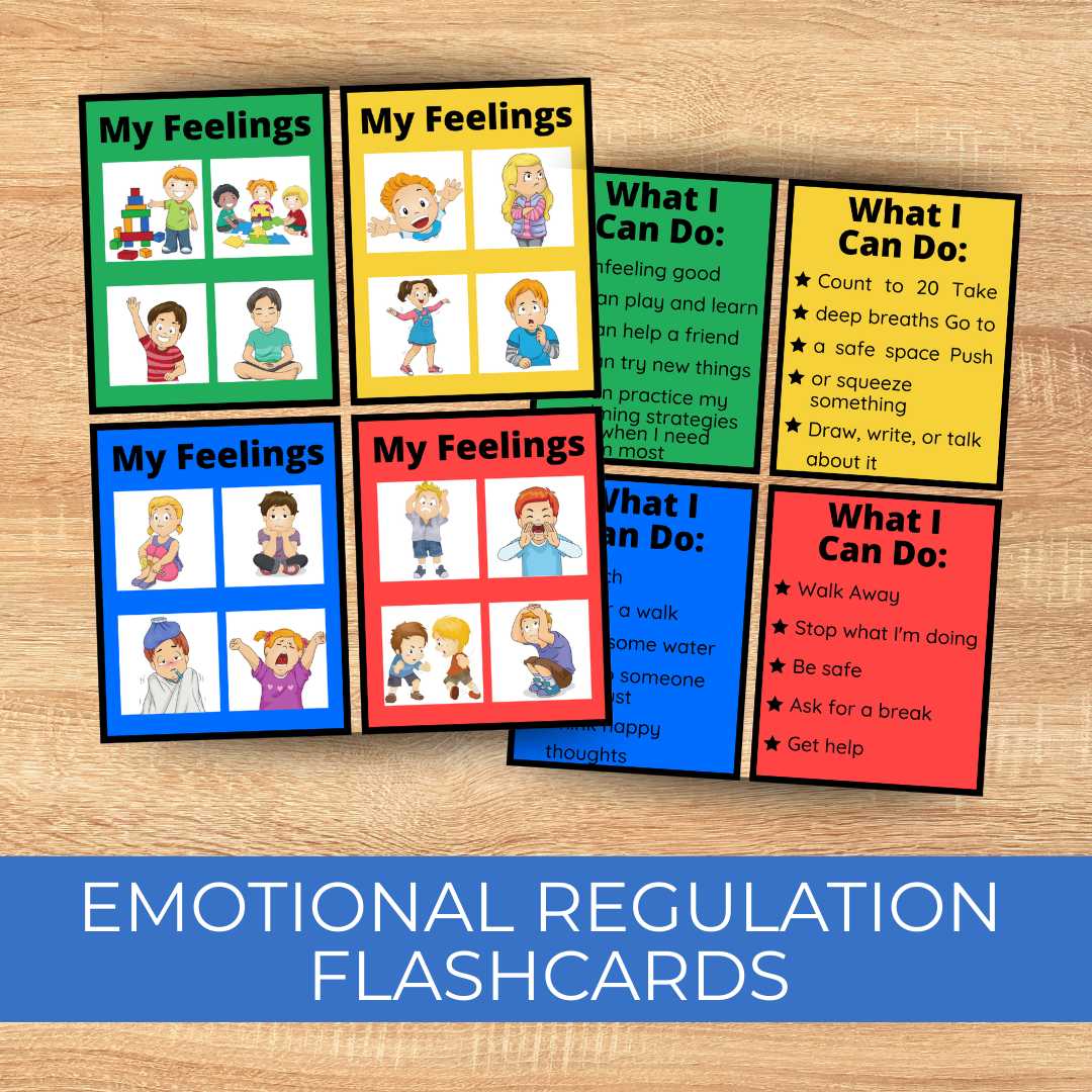 Self Regulation Zones Bundle, Calming Activites For Kids