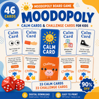Moodopoly, Emotional Regulation Board Game, Coping Skills for Kids