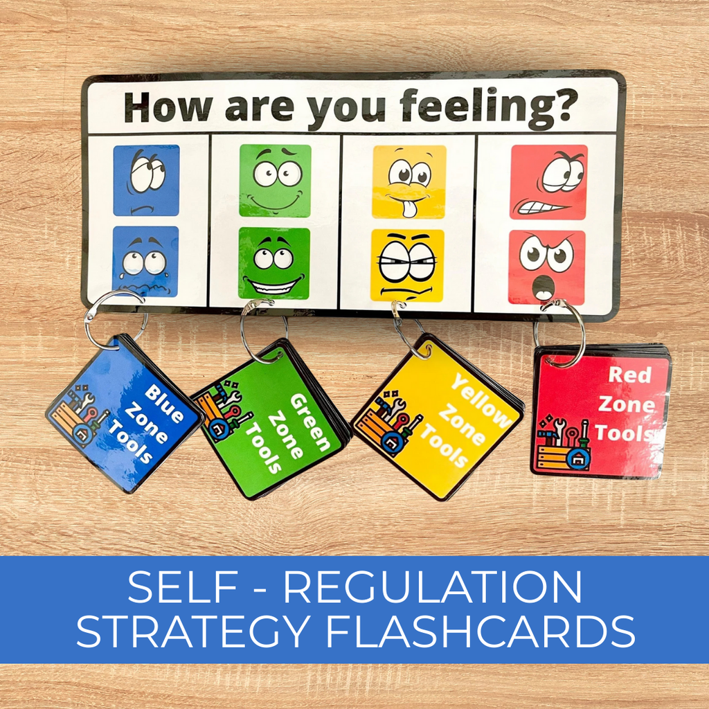 Self Regulation Zones Bundle, Calming Activites For Kids