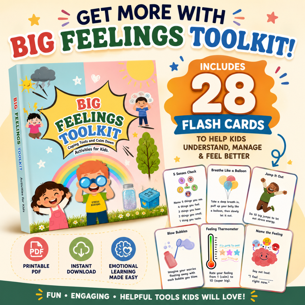 Big Feeling Toolkit, Emotional Regulation Activities For Kids