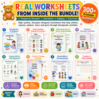 Play Therapy Worksheets Bundle, SEL Activities And Coping Skills