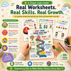 Impulse Control Workbook, Emotional Regulation Support For Kids