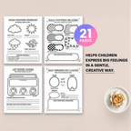 Art Therapy Worksheets For Kids, Emotional Regulation Activities