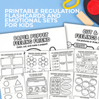 Art Therapy Bundle For Kids, Emotional Regulation Activities