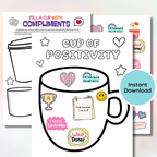 Self Esteem Worksheet Bundle, Mental Health Activities For Kids