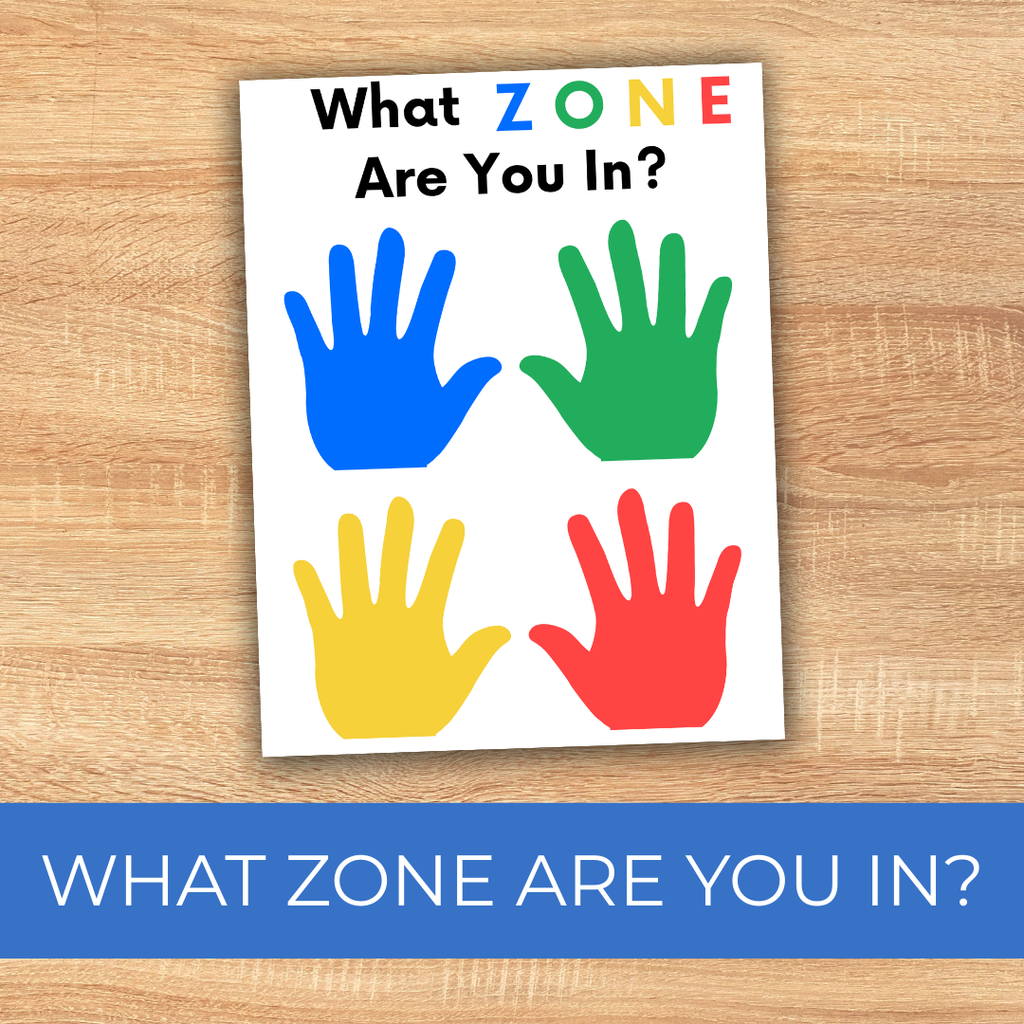 Self Regulation Zones Bundle, Calming Activites For Kids