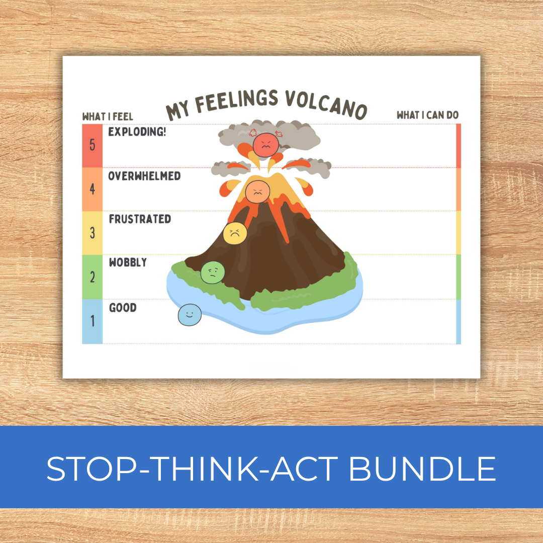 Stop Think Act Toolkit, Impulse Control Activities For Kids