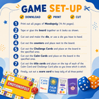 Moodopoly, Emotional Regulation Board Game, Coping Skills for Kids
