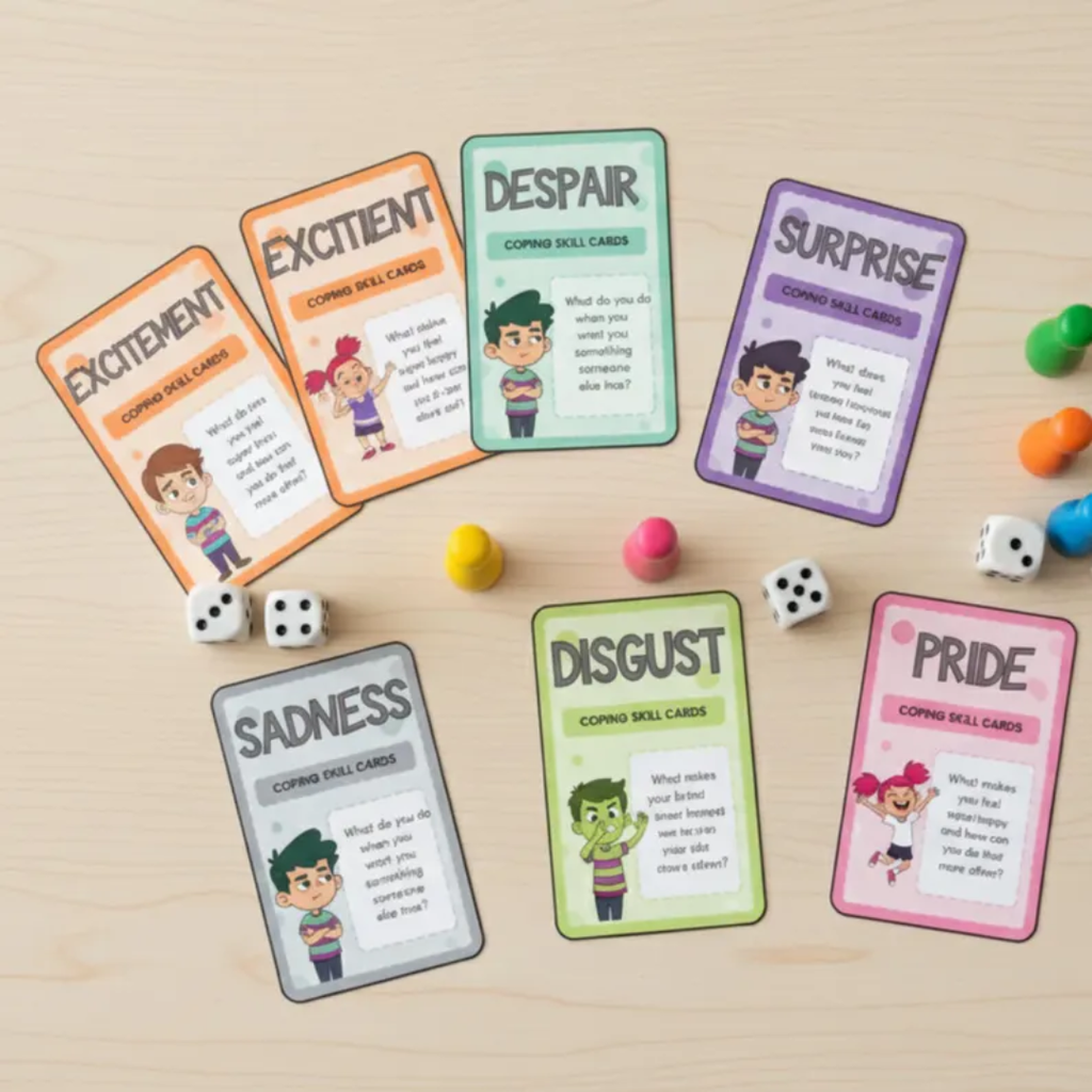 Emotional Regulation Board Game, Coping Skills Activities For Kids