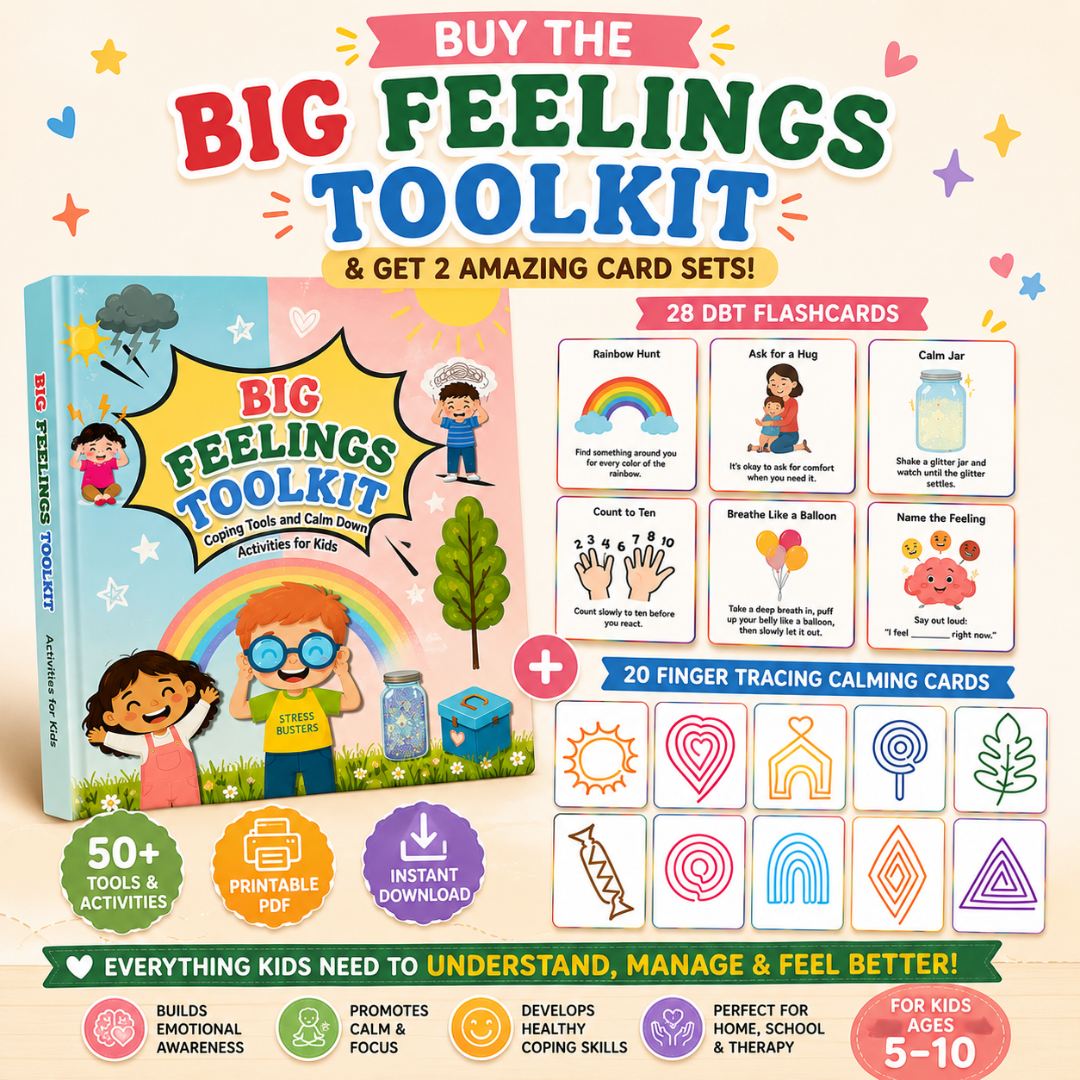 Big Feeling Toolkit, Emotional Regulation Activities For Kids