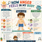 Anger Management Therapy Worksheets Kids, Impulse Control, Instant Download