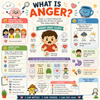 Anger Management Therapy Worksheets Kids, Impulse Control, Instant Download